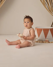 Quincy Mae Hayes Romper, Vintage Stripe