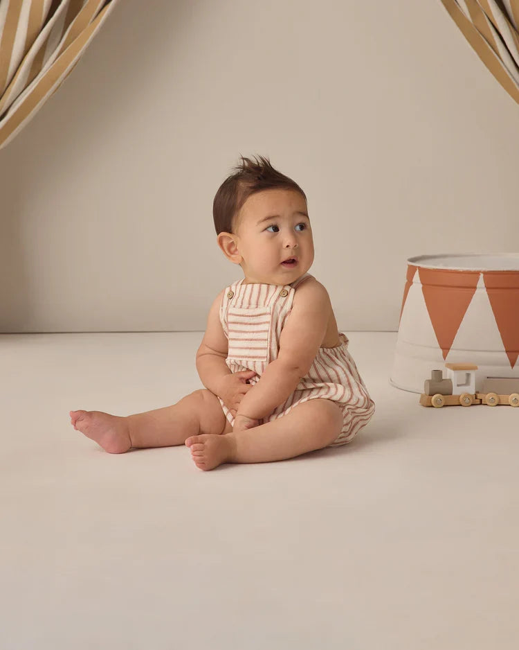 Quincy Mae Hayes Romper, Vintage Stripe