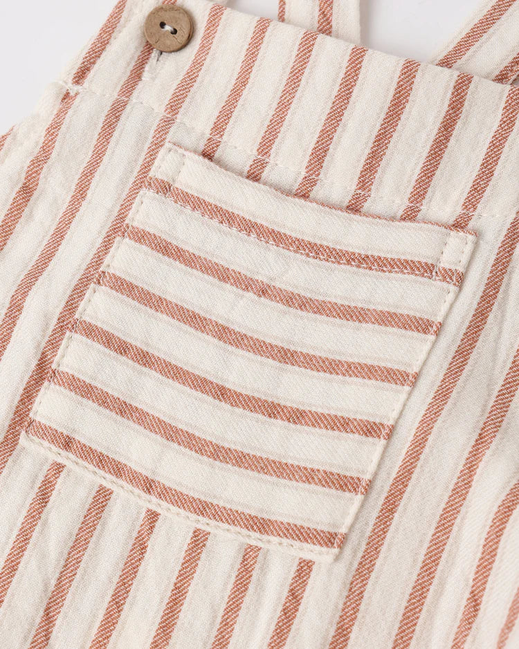 Quincy Mae Hayes Romper, Vintage Stripe