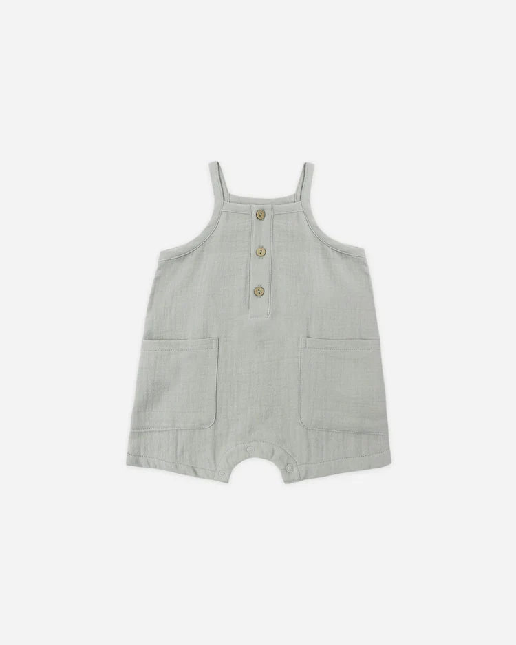 Quincy Mae Oakley Romper, Sage