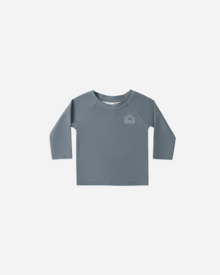 Quincy Mae Long Sleeve Rashguard, Ocean