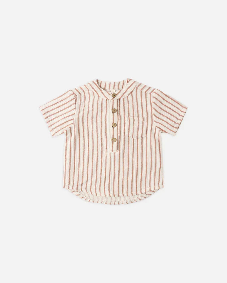 Quincy Mae Jaxson Shirt, Vintage Stripe