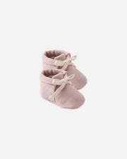 Quincy Mae Baby Booties, Mauve