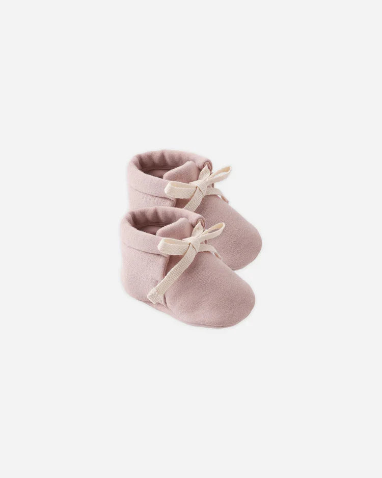 Quincy Mae Baby Booties, Mauve