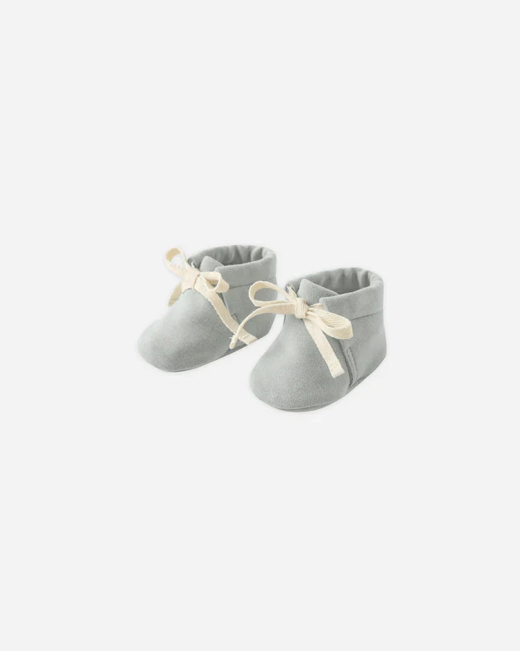 Quincy Mae Baby Booties, Steel Blue