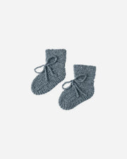Quincy Mae Knit Booties, Ocean