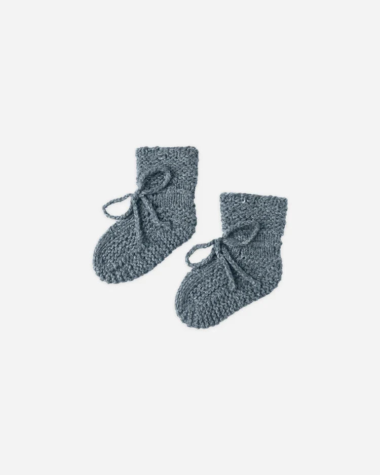 Quincy Mae Knit Booties, Ocean