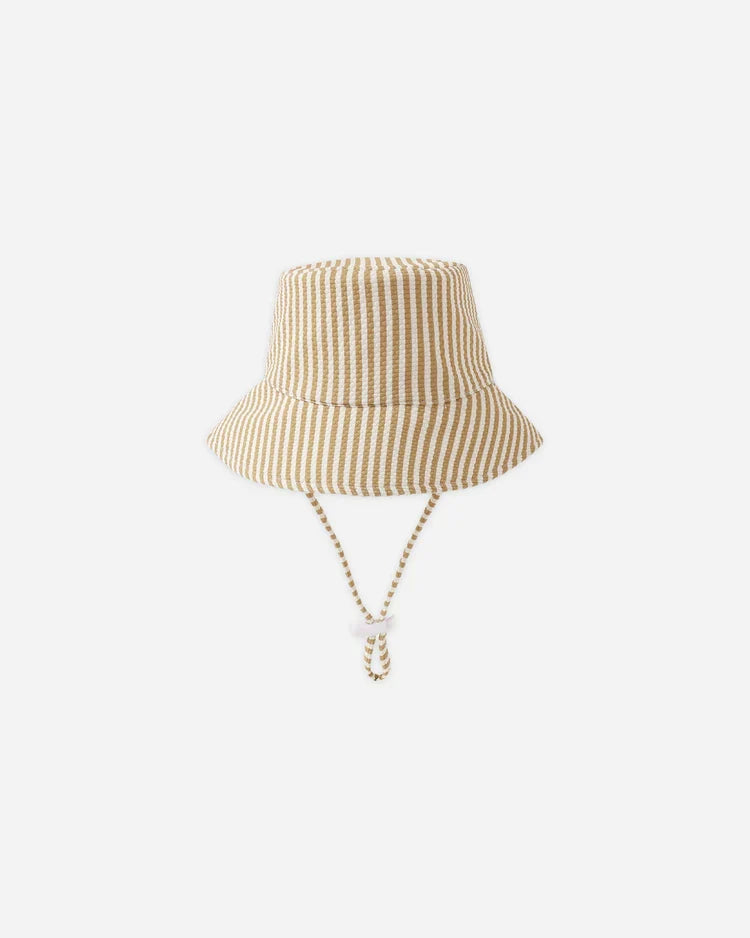 Quincy Mae Bucket Hat, Honey Stripe