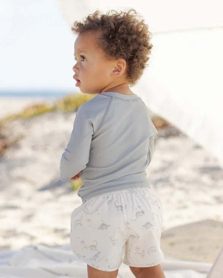 Quincy Mae Kids' Swim Short, Dinosaur