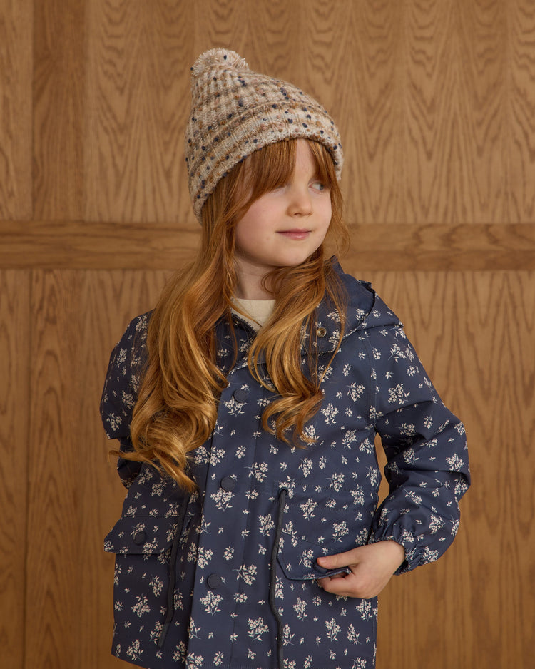 Beanie | Stone Multi-Stripe | Rylee & Cru