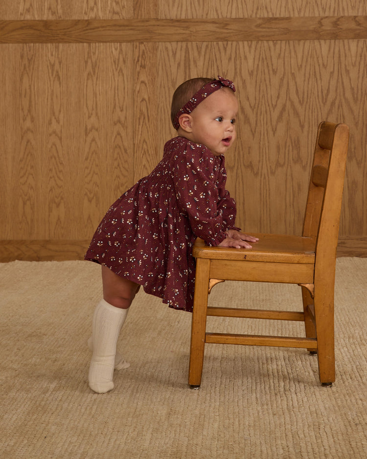 Rylee + Cru Ribbed Socks, Natural and Navy, 2 Pack