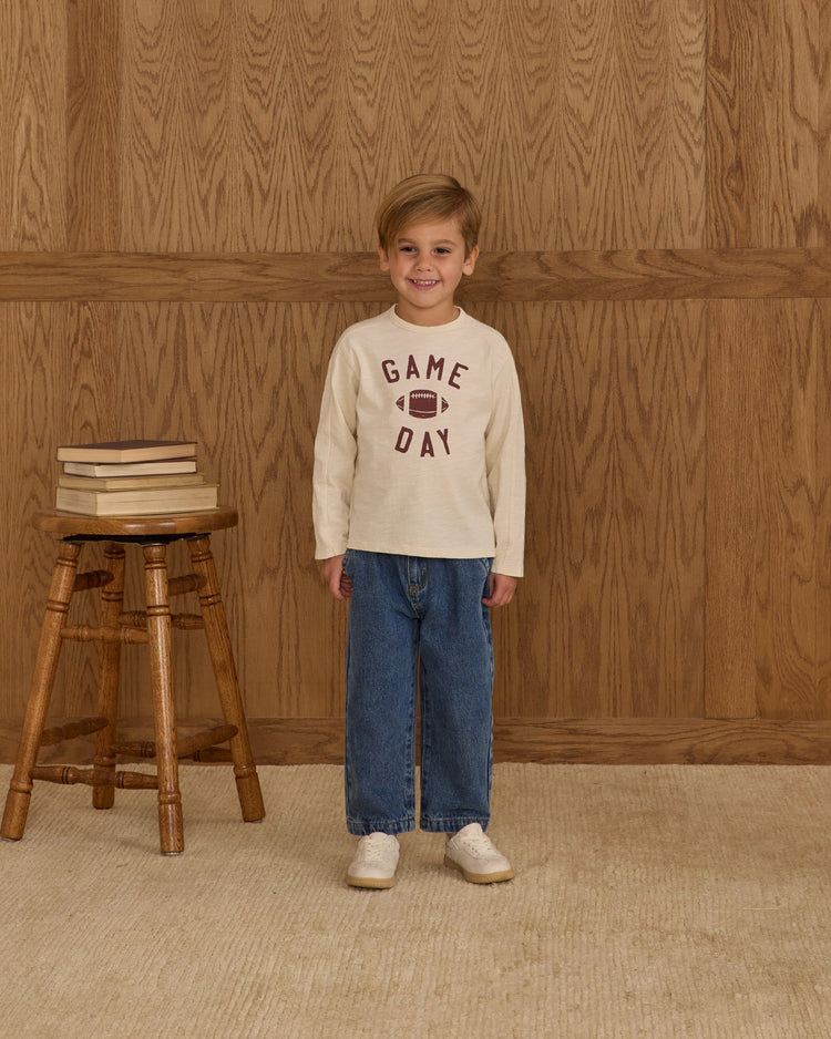 Rylee + Cru Baggy Pant, Indigo Denim