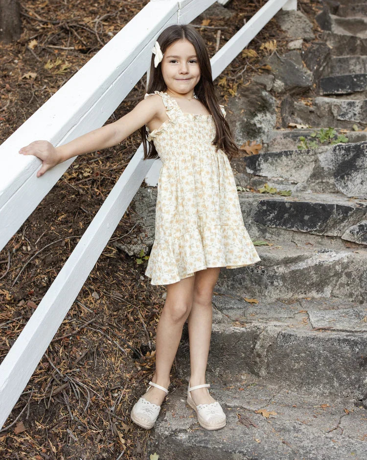 Rylee + Cru Sutton Dress, Yellow Floral