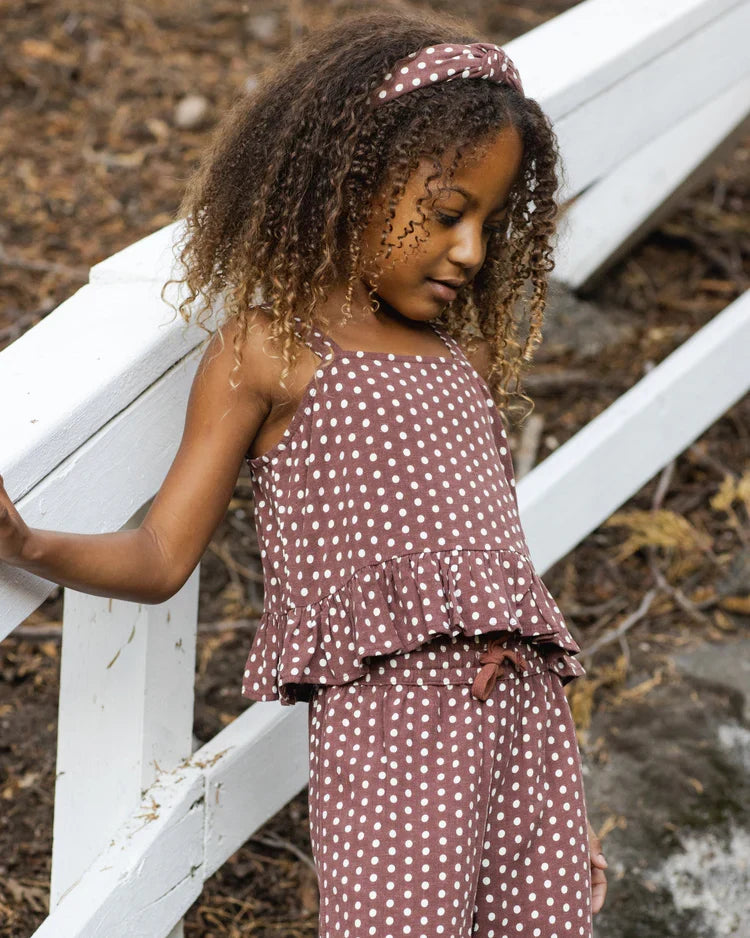 Rylee + Cru Kayli Set, Chocolate Polka Dot