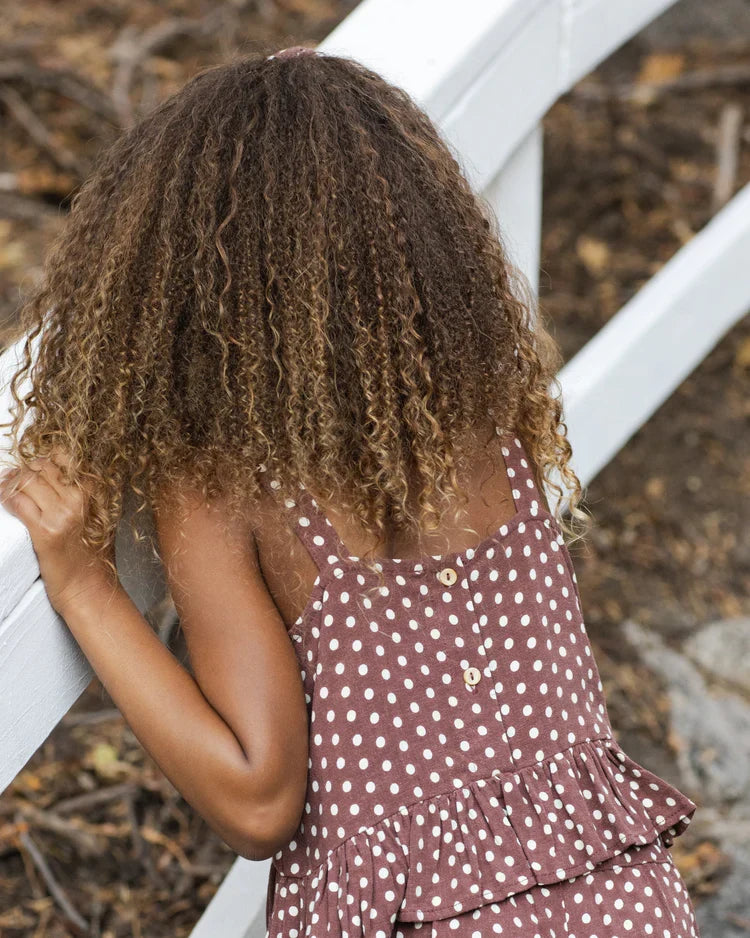 Rylee + Cru Kayli Set, Chocolate Polka Dot