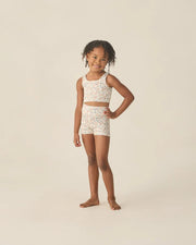 Rylee + Cru Shortie Short and Tank Set, Flower Field