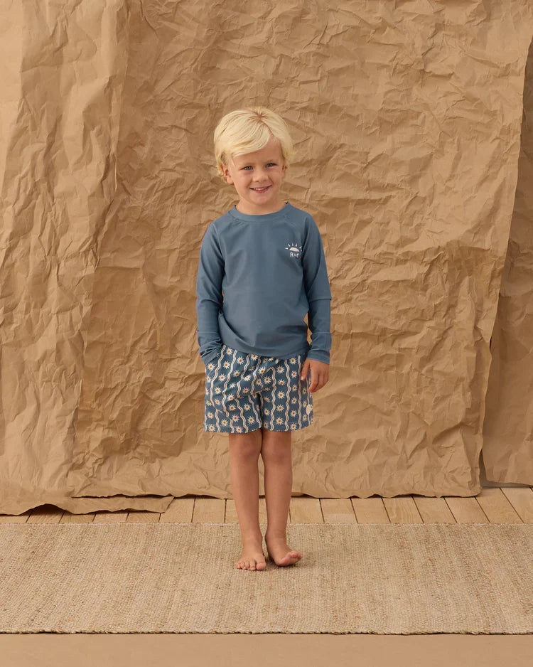 Rylee + Cru Long Sleeve Rashguard, Marine