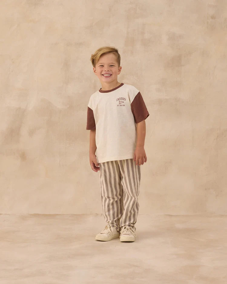 Rylee + Cru Rory Pant, Brown Stripe