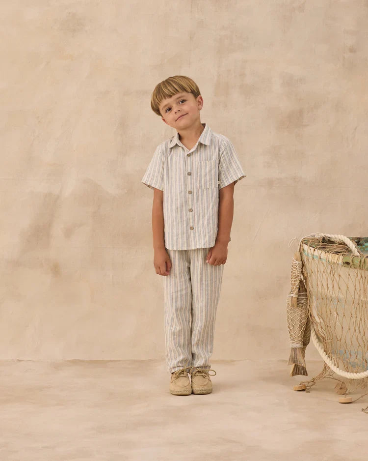 Rylee + Cru Ethan Trouser, Nautical Stripe