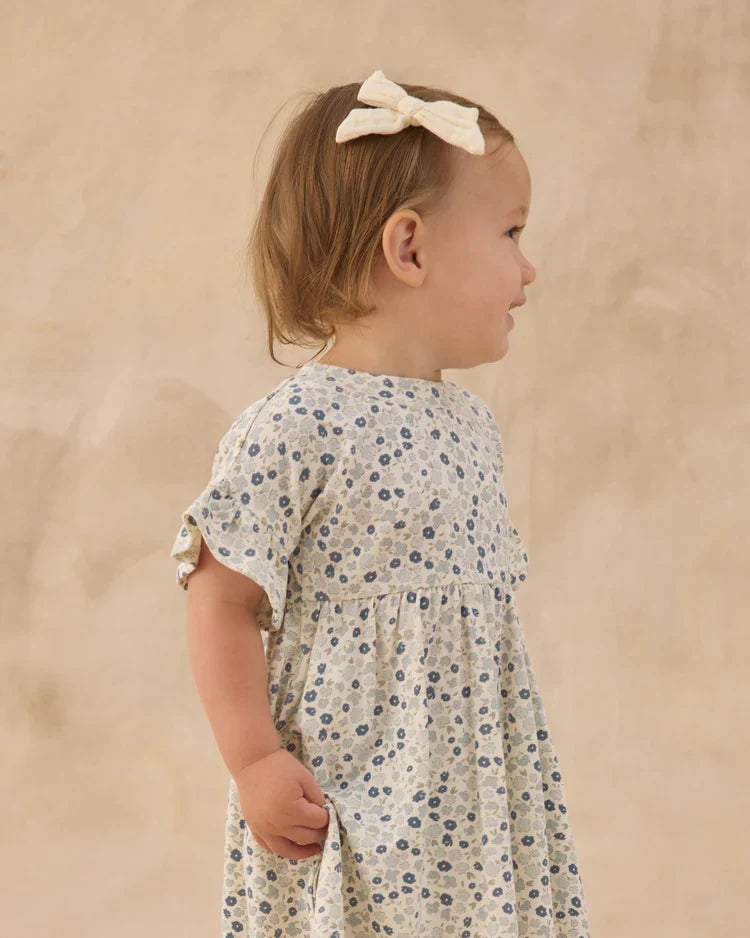 Rylee + Cru Babydoll Dress, Blue Ditsy