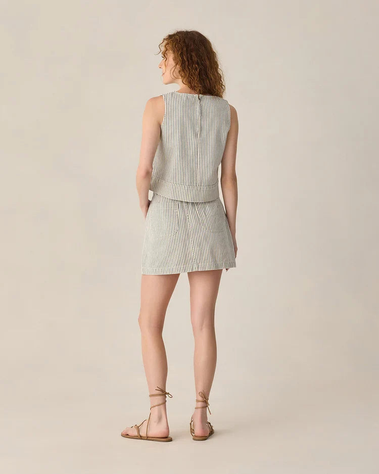 Rylee + Cru Adult Tennessee Tank, Railroad Stripe