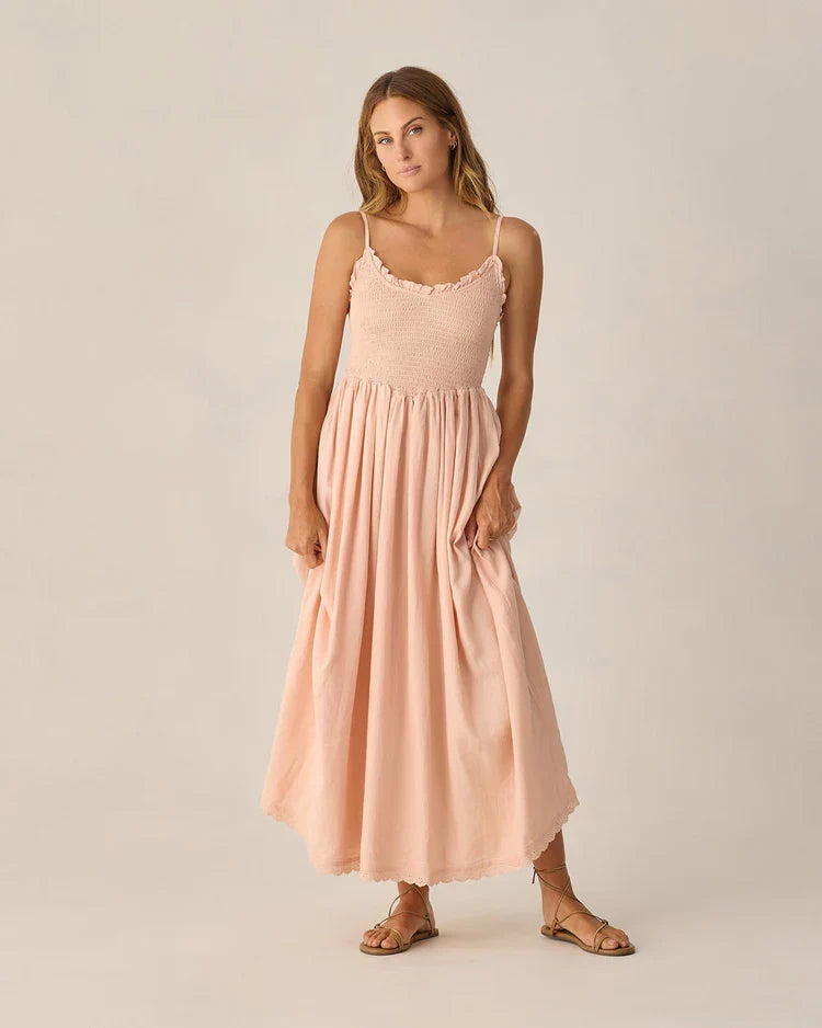 Rylee + Cru Chrissy Dress, Blush
