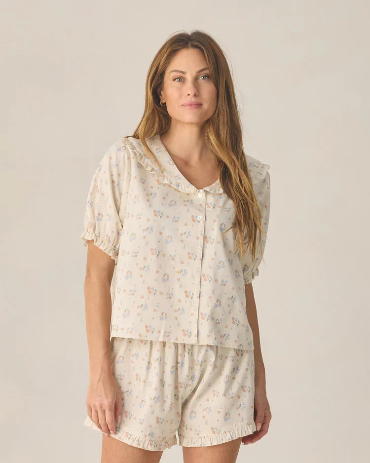 Rylee + Cru Adult Delilah Pajama Set, Pastel Garden
