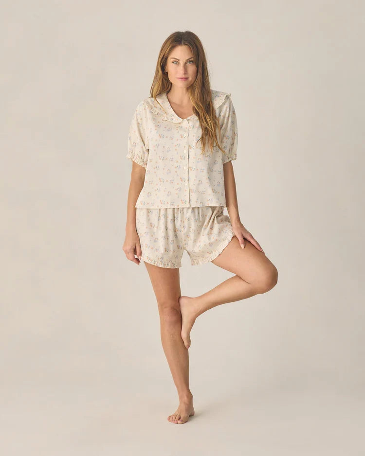 Rylee + Cru Adult Delilah Pajama Set, Pastel Garden