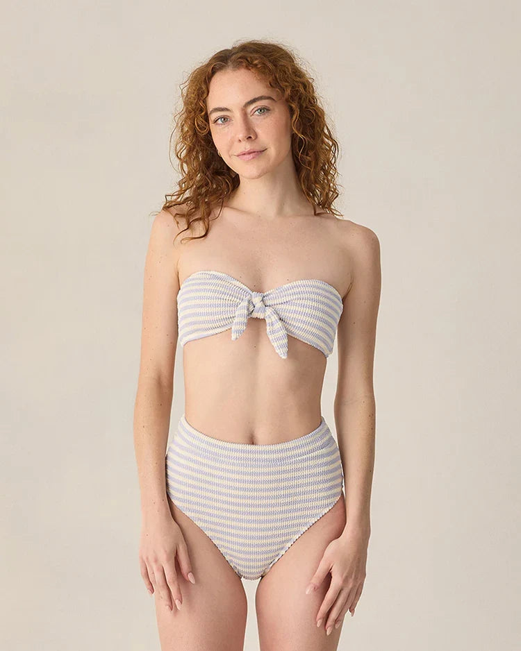 Rylee + Cru Adult Bikini, Periwinkle Stripe