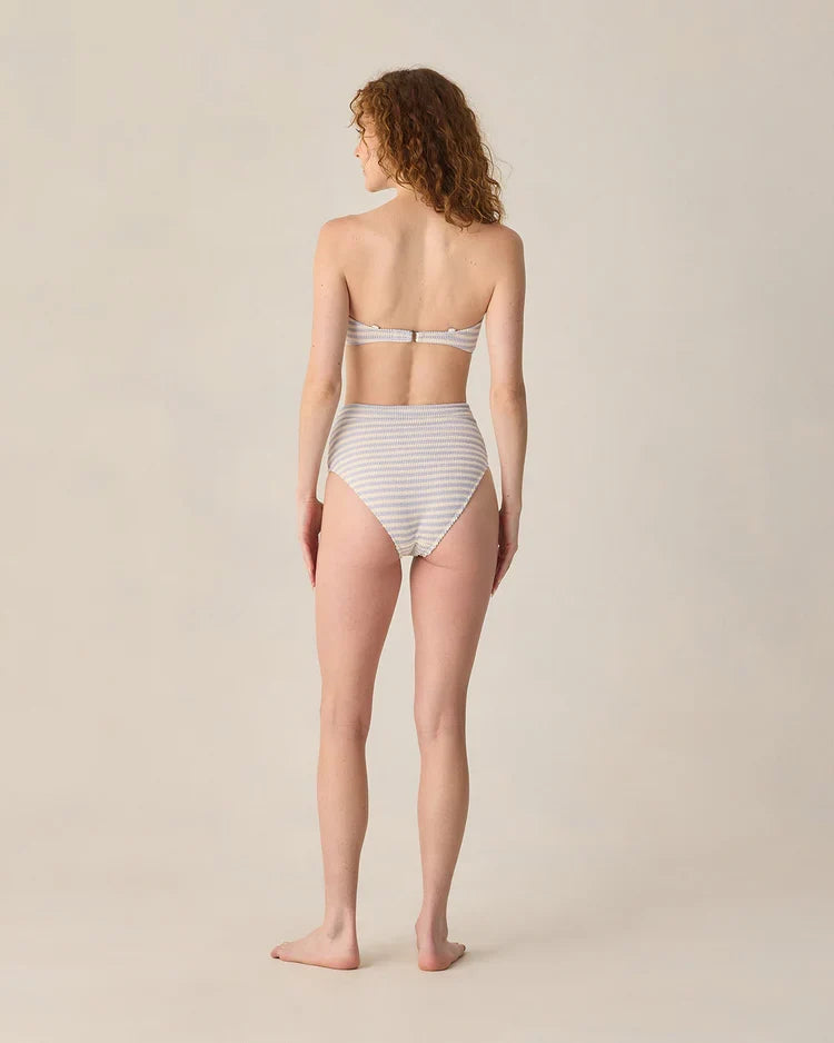 Rylee + Cru Adult Bikini, Periwinkle Stripe
