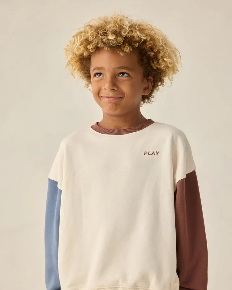 Rylee + Cru Relaxed Sweatshirt, Natural