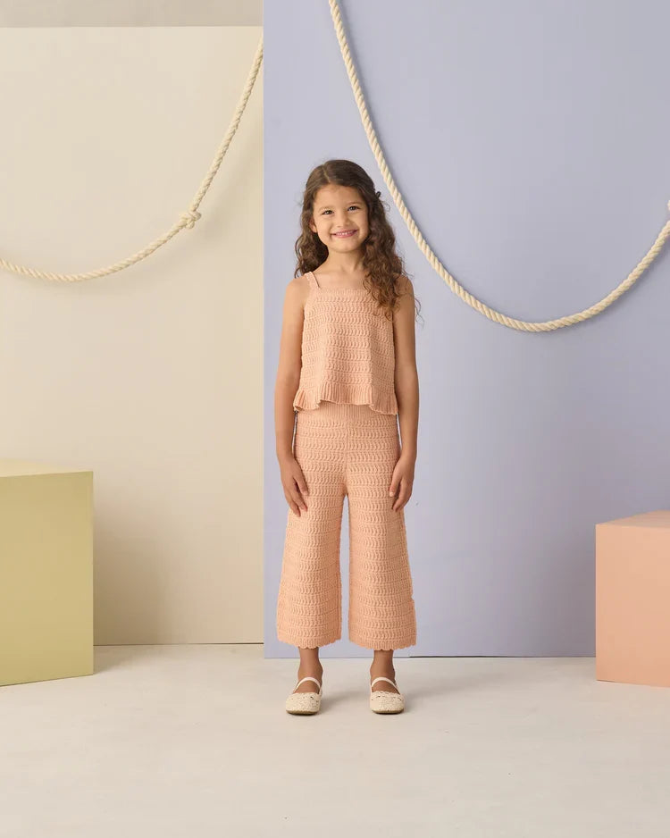 Rylee + Cru Mari Knit Set, Melon