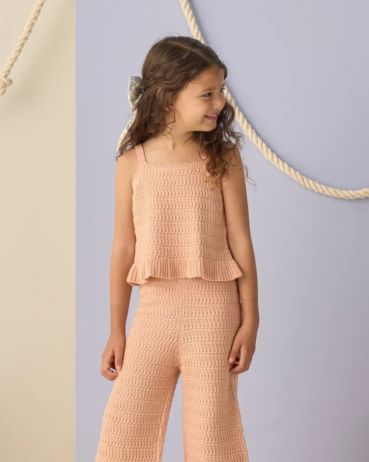 Rylee + Cru Mari Knit Set, Melon