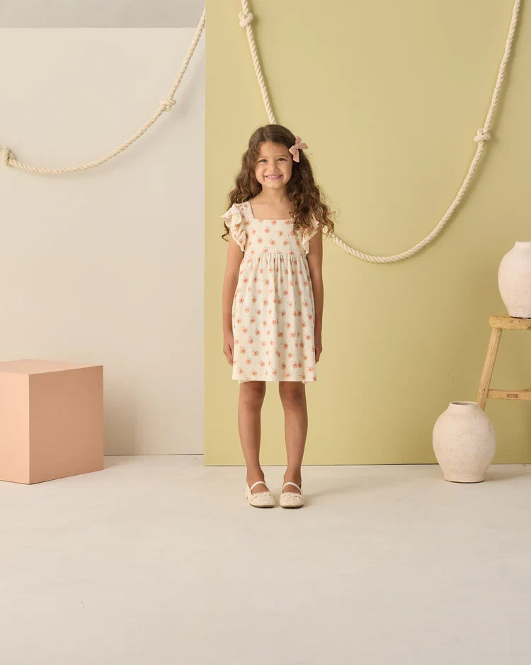 Rylee + Cru Mariposa Dress, Peaches