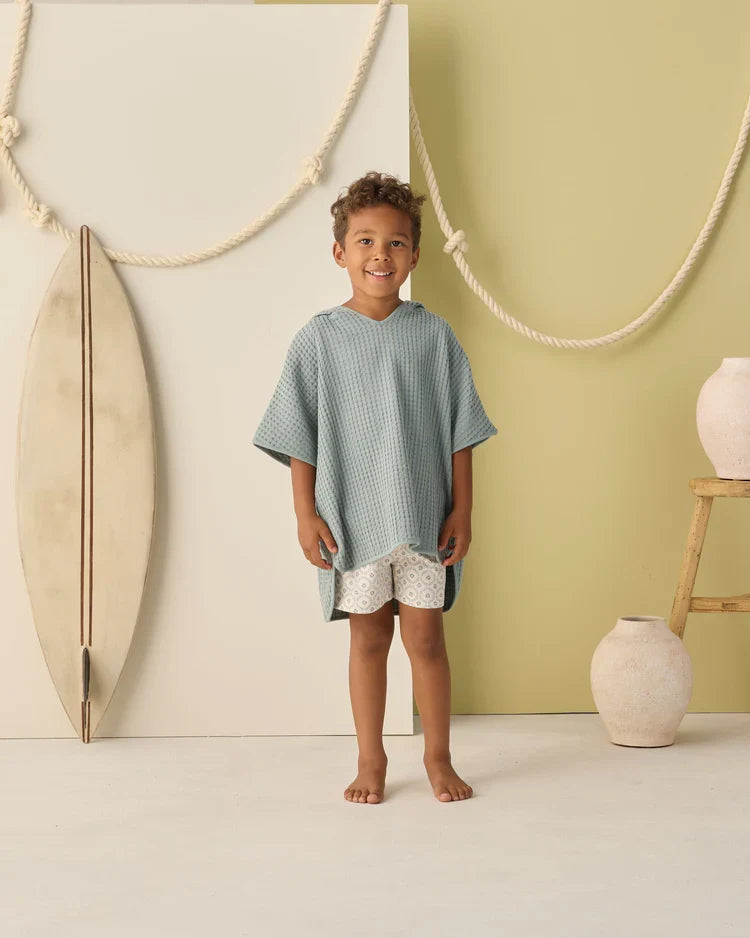 Rylee + Cru Beach Poncho, Sea Green