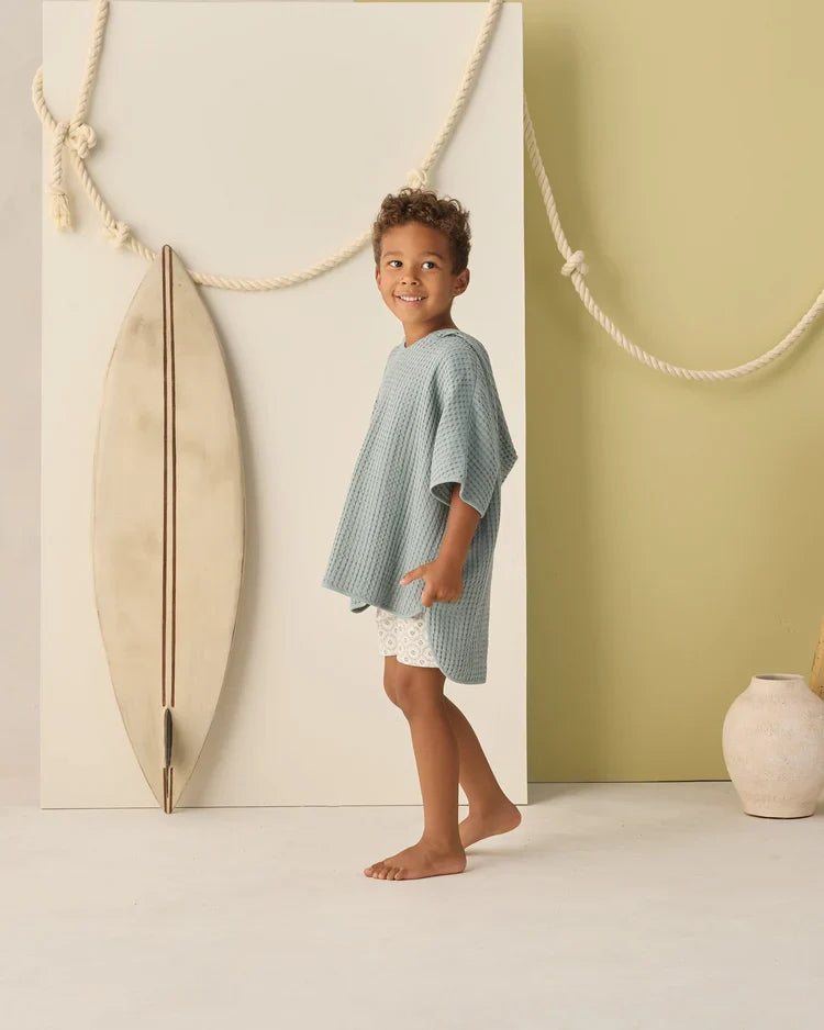 Rylee + Cru Beach Poncho, Sea Green