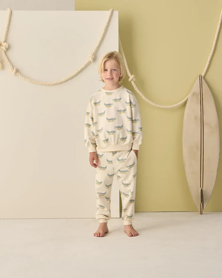 Rylee + Cru Relaxed Sweatshirt, Alligators
