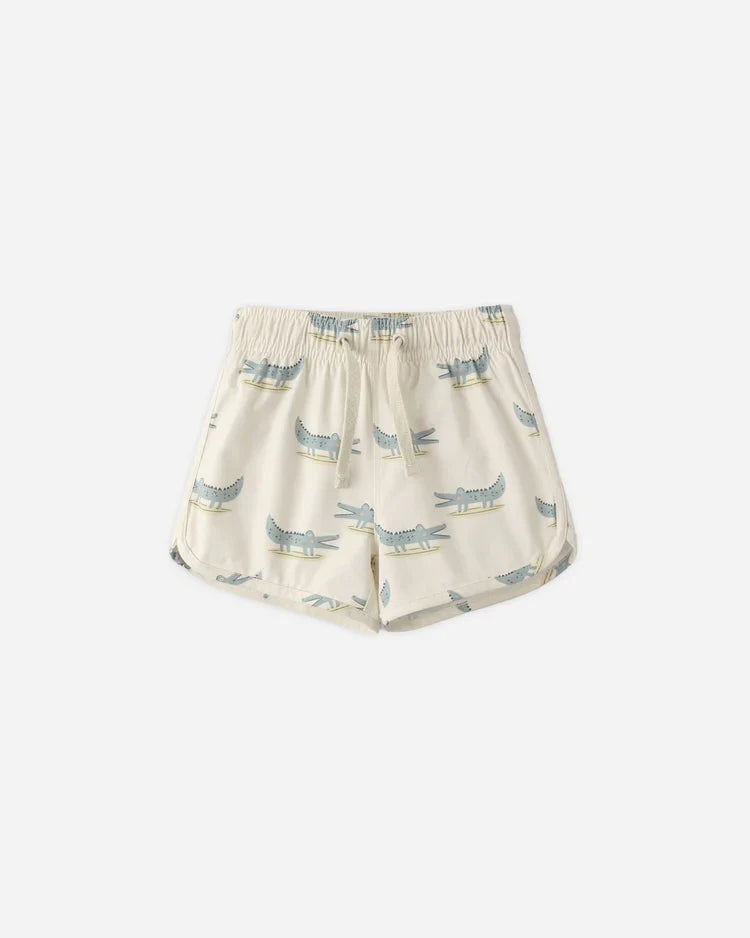 Rylee + Cru Swim Trunk, Alligators