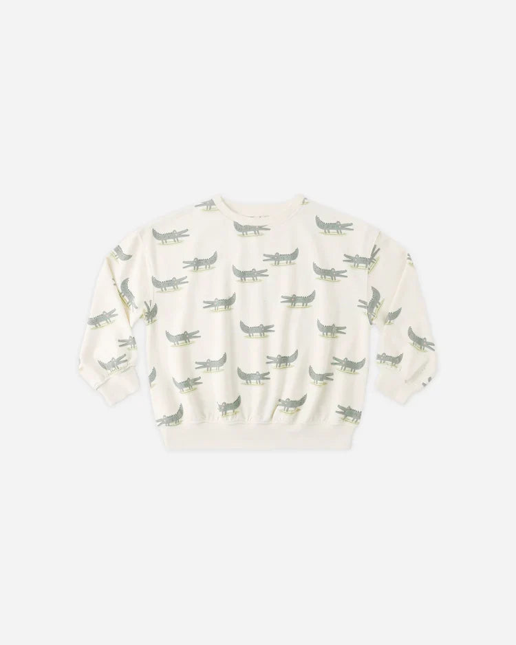 Rylee + Cru Relaxed Sweatshirt, Alligators