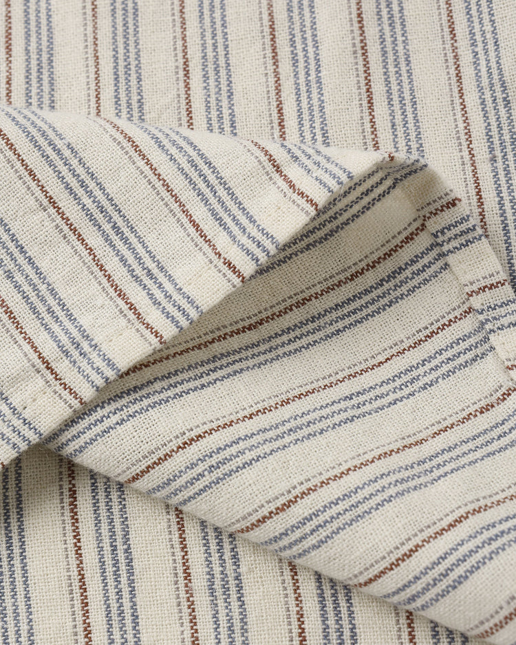 Rylee + Cru Collared Short Sleeve Shirt, Nautical Stripe