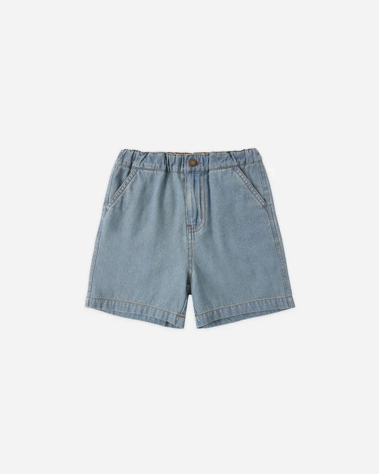 Rylee + Cru Dawson Short, Washed Blue
