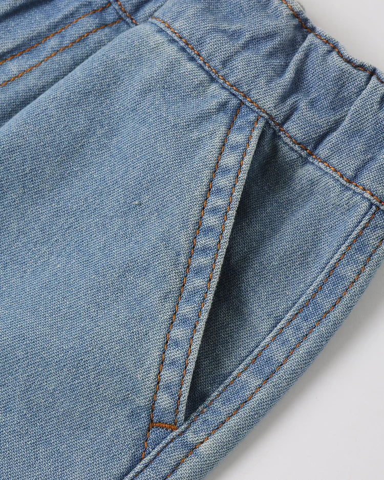 Rylee + Cru Dawson Short, Washed Blue