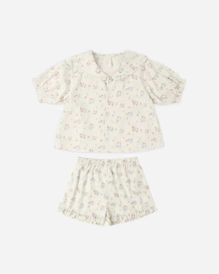 Rylee + Cru Delilah Pajama Set, Pastel Garden