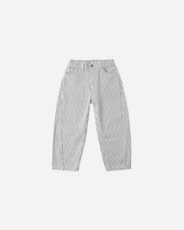 Rylee + Cru Barrel Pant, Railroad Stripe