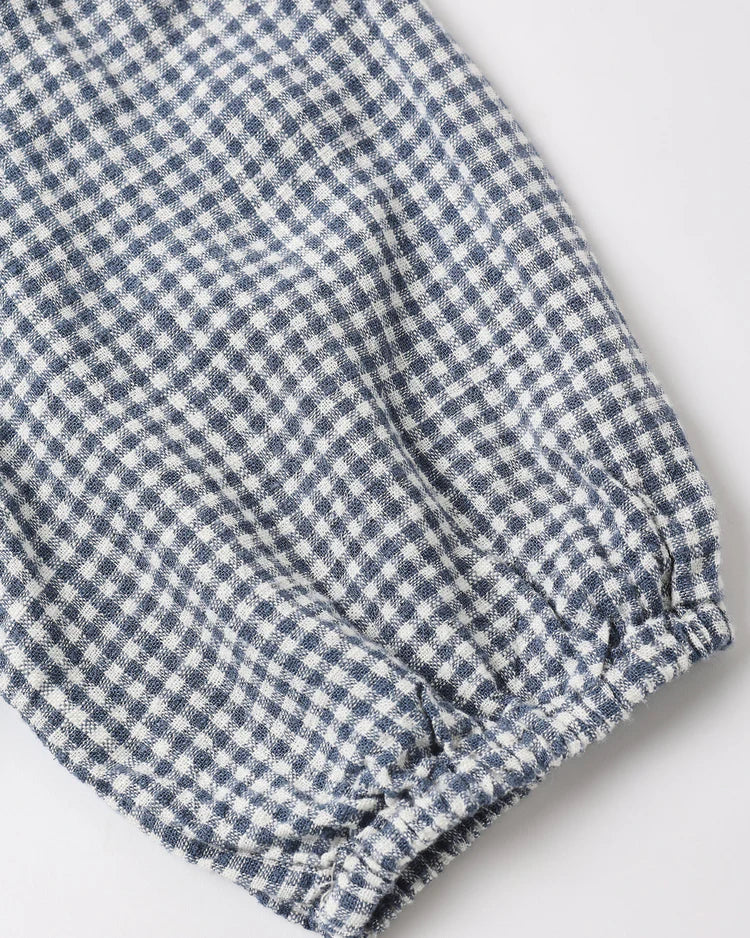 Rylee + Cru Juniper Set, Marine Gingham