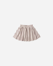 Rylee + Cru Sasha Skort, Brown Stripe