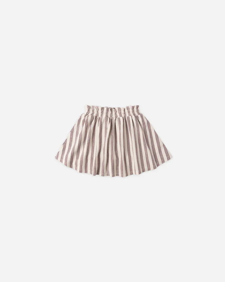 Rylee + Cru Sasha Skort, Brown Stripe