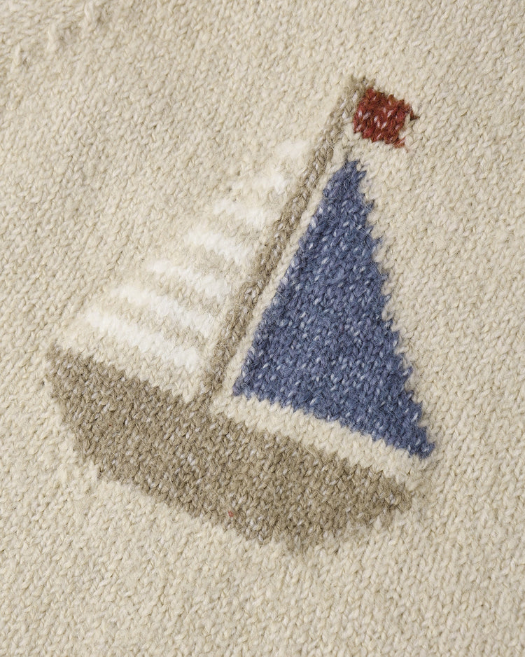 Rylee + Cru Fisher Romper, Sailboat
