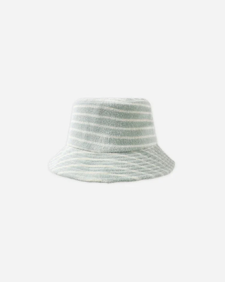 Rylee + Cru Bucket Hat, Seafoam Terry Stripe