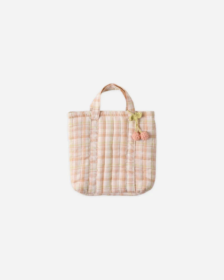 Rylee + Cru Quilted Bag, Summer Plaid